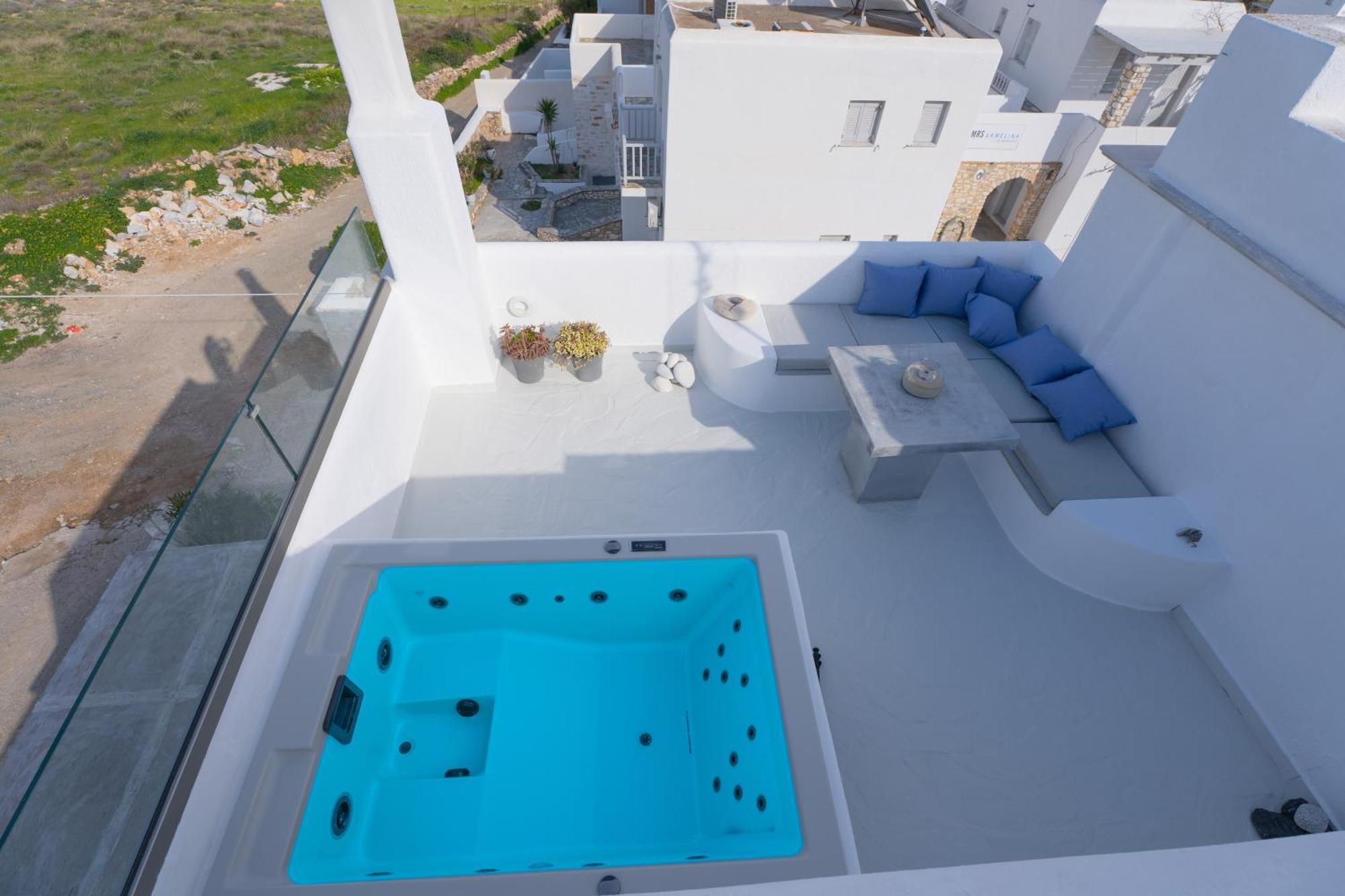 Pure White 1Bd House With Amazing Sea Views In Naousa Εξωτερικό φωτογραφία